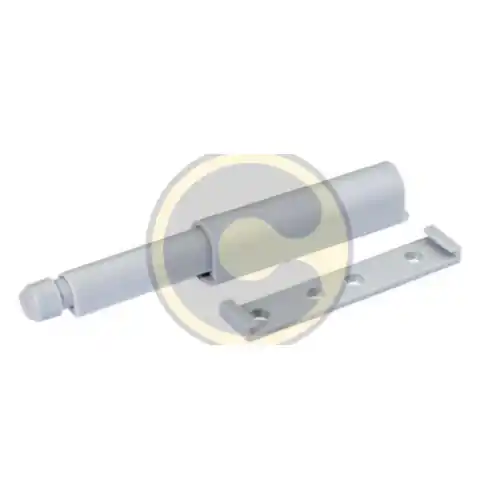 Koop Online cricchetto a cannone in nylon grigio chiaro mm 74 cerniera con testina paracolpo