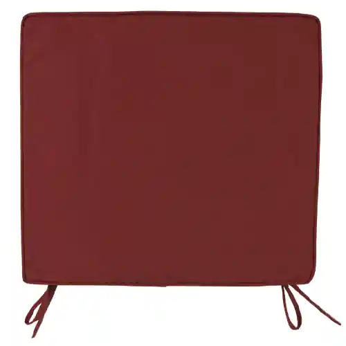 Cuscini Box per sedie poltrone 6 pz bordeaux cm 38x41x5 da giardino esterno Koopje