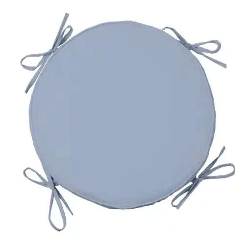 Actieprijs Cuscini Box rotondi per sedie poltrone 6 pz grigio perla Ø 40 cm spessore 5 cm da giardino esterno