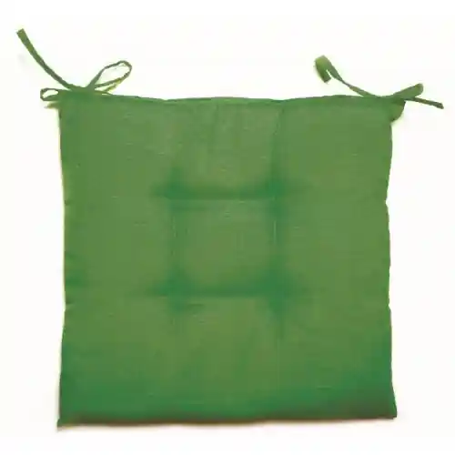 Cuscini per sedie Creta 60% poliestere 40% cotone 12 pz doppia imbottitura 40x40x5 cm verde da giardino esterno Voordeelprijs