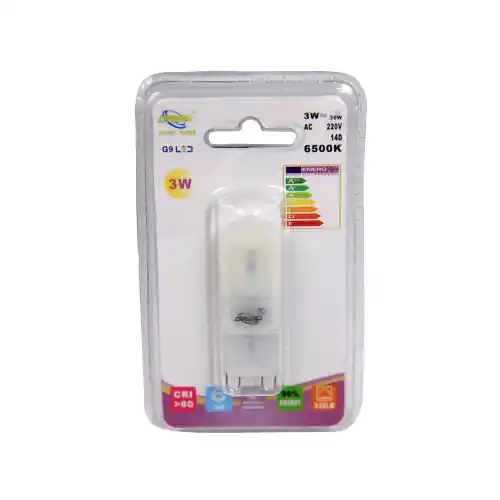 Dawei lampadina a led attacco G9 3W 6500K bianco freddo opaca per lampadari applique Beperkt Aanbod