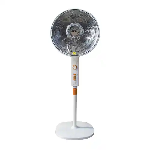 DCG SA9680 stufa a carbonio 900W oscillante Carbon Crystal versione piantana 124 cm con 2 gradi di calore e tasto antiribaltamento Koop Vandaag
