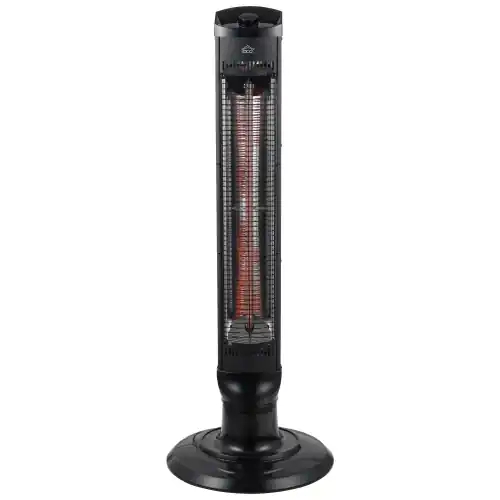 DCG stufa stufetta al carbonio oscillante due livelli di potenza 400/1000w Direct Beschikbaar