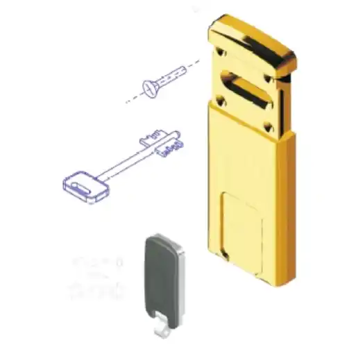 defender magnetico MG220 per serrature a doppia mappa oro lucido pvd Gereduceerde Prijs
