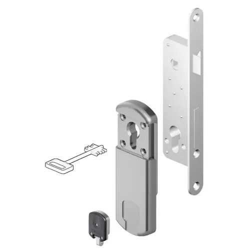 defender magnetico MG310 per serrature con cilindro cromo satinato Fabrieksprijs