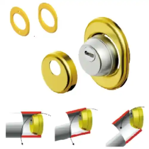Superprijs defender Sferik BDS 16 mostrina coprivite oro lucido protezione serrature