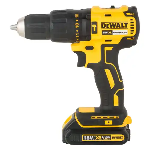 Bestel Nu Dewalt trapano Brushless DCD778S2T a percussione senza spazzole 18,0 V - 1,5 Ah litio due volocità con valigetta
