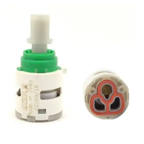 DianHydro cartuccia Ø 25 mm tipo chiuso con tacca di posizionamento vitoni rubinetti bagno doccia bidet cucina lavandino giardino Exclusieve Aanbieding