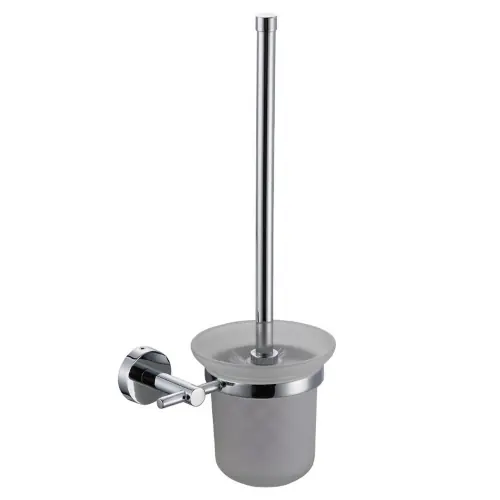 Aanbieding DianHydro Diosa Porta scopino a parete in metallo cromo e vetro accessori per il bagno