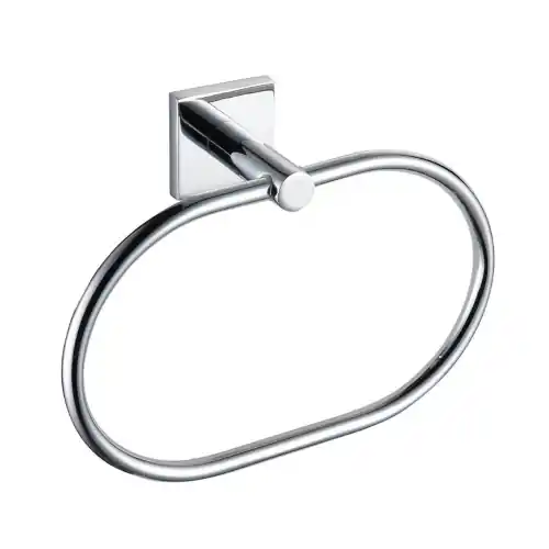 Gecertificeerd DianHydro Giona Porta asciugamani ad anello in metallo 20,95 cm con fissaggio a parete e viti incluse, accessori per il bagno porta salviette
