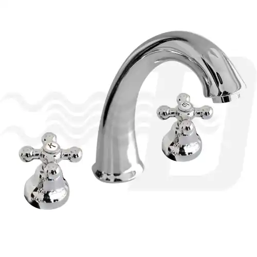 Tijdelijk Beschikbaar Dianhydro rubinetto batteria lavabo serie Creta canna alta cromato