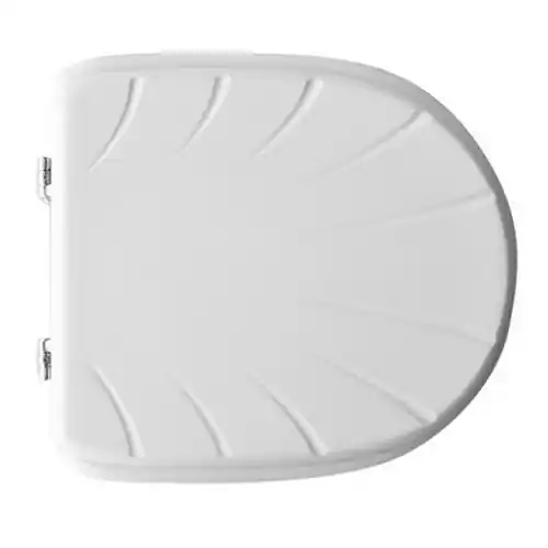 DianHydro sedile wc per vaso Faleri Duna bianco in legno ricambio copriwater Dagaanbieding