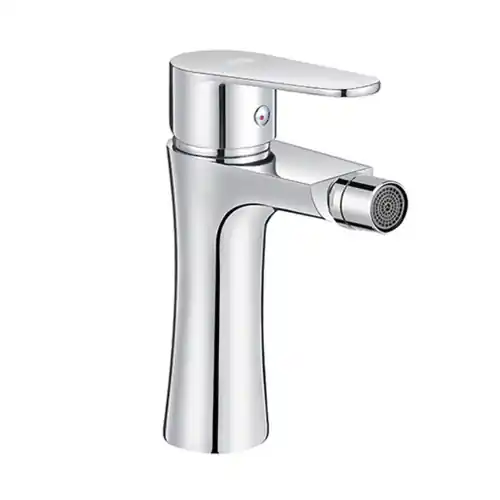 DianHydro serie Lizzy rubinetto miscelatore monocomando per Bidet con piletta di scarico da 1"1/4 inclusa finitura cromata Laatste Kans