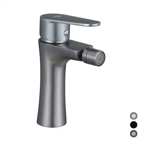Dagaanbieding DianHydro serie Lizzy rubinetto miscelatore monocomando per Bidet con piletta di scarico da 1"1/4 inclusa finitura nero nichel