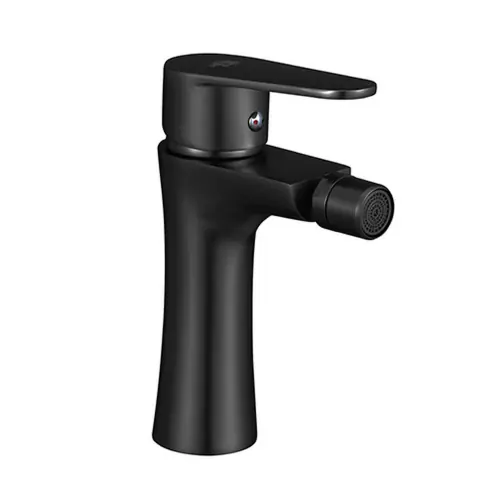 Alleen Vandaag DianHydro serie Lizzy rubinetto miscelatore monocomando per Bidet con piletta di scarico da 1"1/4 inclusa finitura nero opaco