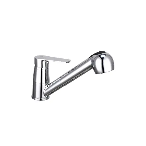 Bestseller DianHydro serie Margot miscelatore monocomando per lavello con doccetta estraibile in ottone cromato rubinetto per lavandino