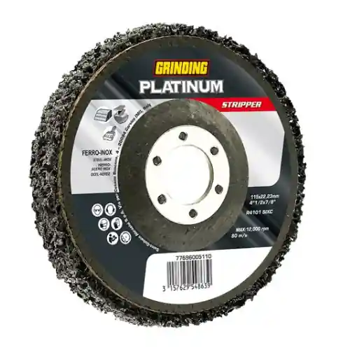 Disco pulitura in nylon per disossidare rimuovere la ruggine Ø 115 mm pulire la gomma materie plastiche legno Koopje