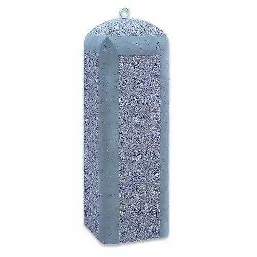 Populair dissuasore delimitatore stradale totem grigio 33x33xh100 cm tognolino
