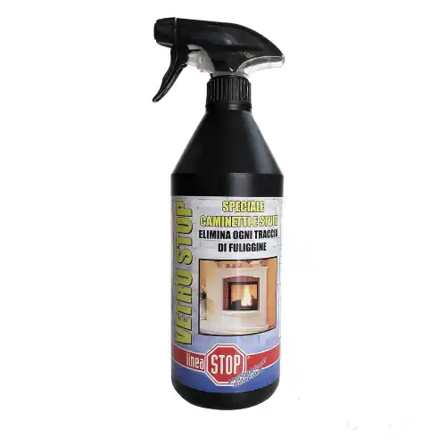Finale Uitverkoop Dixi vetro stop pulitore sgrassatore per vetri di caminetti e stufe 750 ml.