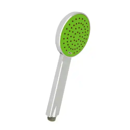 Doccetta monogetto con funzione water saving Ø 95 mm cromo/verde accessorio ricambio vasca bagno Premium