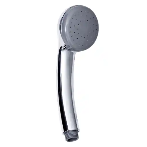 Doccetta monogetto Mod. Cagliari in ABS finitura cromata diametro Ø 71 mm lunghezza 205 mm con Water saving bagno doccia Beperkt Aanbod