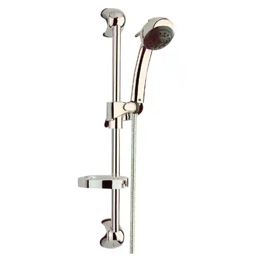 Superprijs doccia saliscendi Europa cm 60 h doccetta 5 getti Ø 25 mm con portasapone