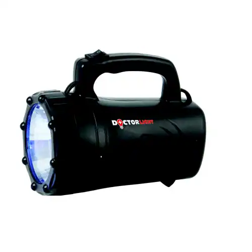 Doctor Light proiettore lampada ricaricabile led 1 W 178 x 105 x 140 mm incluso trasformatore 220 V adattatore 12 V Must-Have