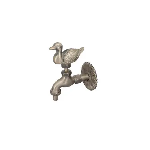 Meest Verkocht Domus rubinetto artistico a vite anatra in ottone per fontane attacco maschio da 1/2" con portagomma