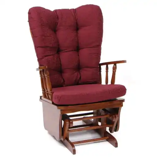 dondolo Dallas bordeaux legno cm 73,5x78,5x99 h poltrona arredo casa Lage Kosten