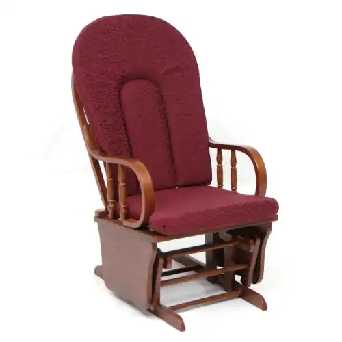 dondolo Douglas bordeaux legno cm 71x56x99 h poltrona arredo casa Bestseller