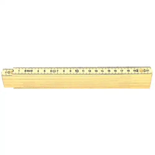 doppio metro in plastica giallo metri da carpentiere richiudibile 81840 Hete Deal