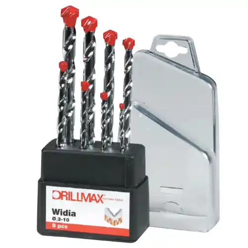 Bestseller Drillmax serie 8 punte per pietrame marmo Ø 3 - 10 mm punta trapano