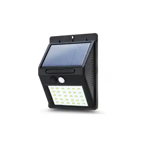 Beperkt Aanbod Driwei faretto lampada a batteria solare 25+5+5 led con sensore di movimento e crepuscolare da giardino IP65
