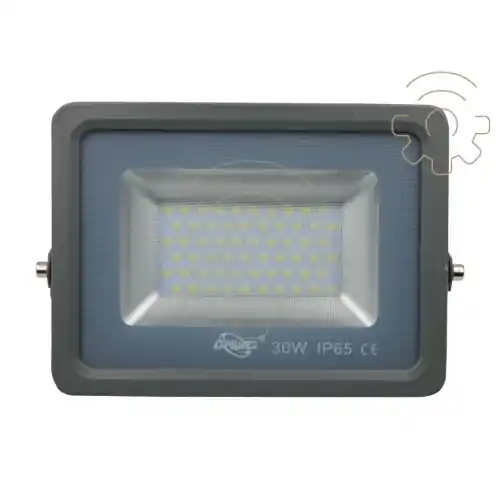 Driwei faro faretto a led 30W luce bianco freddo IP65 3000Lm 6000K grigio in alluminio pressofuso Superprijs