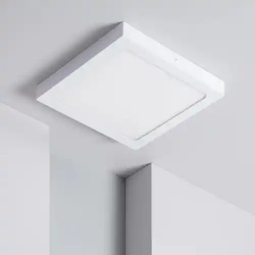Driwei pannello a led 24 W quadrato luce bianco naturale 4500k con driver staffa di montaggio Korting