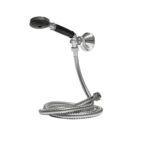 Aanbieding Duplex doccia composto da doccetta flessibile 1,50 mt e supporto cromata accessori vasca bagno doccia
