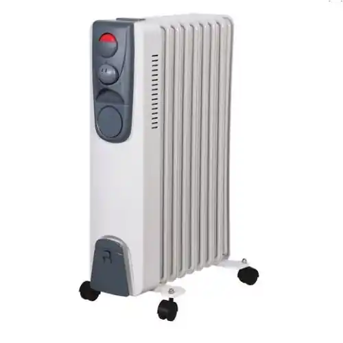 Favoriet Effewarm radiatore ad olio K220 a 9 elementi 2000W con termostato regolabile e ruote