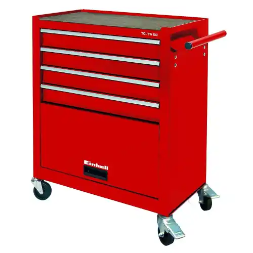 Lage Kosten Einhell carrello mobile banco portautensili da officina 4 cassetti con ruote girevoli