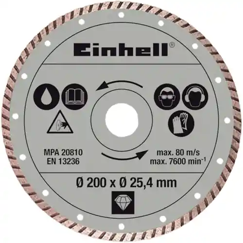 Einhell RT- TC 520 U disco diamantato tagliapiastrelle per smerigliatrice mm 200x25,4x2,2 made in Germany Beste Prijs