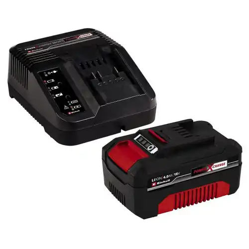 Beperkt Aanbod Einhell starter kit batteria power x change 18V 4.0Ah con caricabatteria per elettroutensili