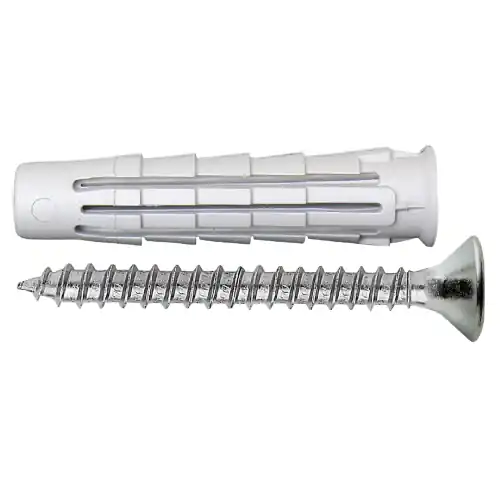 Elematic tasselli pluridirezionali confezione 10 pezzi in poliammide 6 Ø 8 x 40 mm con viti testa svasata piana Hoge Kwaliteit
