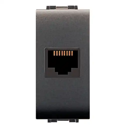 Finale Uitverkoop Elettrocanali 4083 presa telefono rete LAN RJ45 5E 8/8 compatibile Btcino