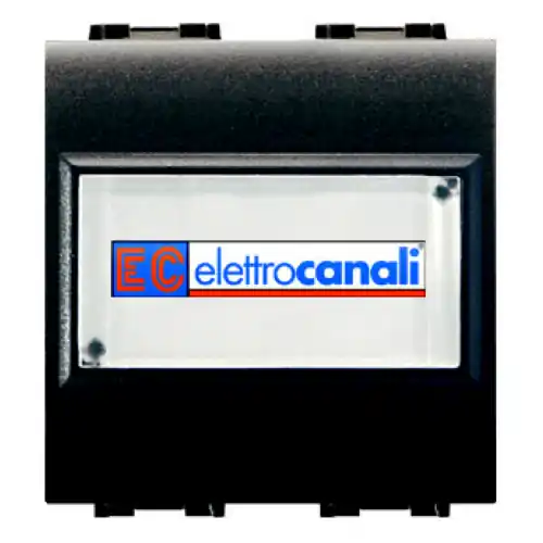 Flitsaanbieding Elettrocanali Mylife art 4025 pulsante con portanome compatibile Btcino