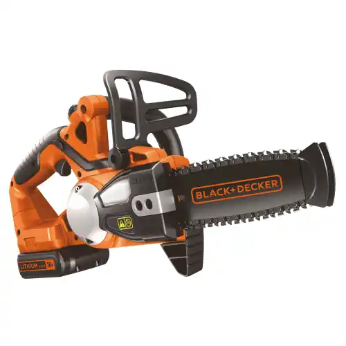 Elettrosega Black & Decker GKC1820L20 con barra 20 cm e funzionamento con batteria a litio 18 V - 2,0 Ah sega a batteria Gratis Retour