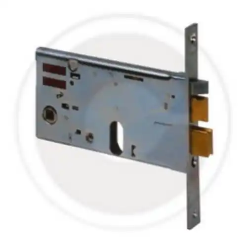 Merkproduct elettroserratura Cisa 14461 serratura elettrica 70 mm per profilati senza cilindro