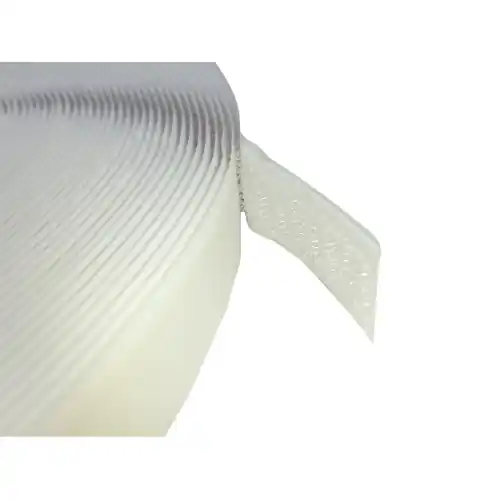 Emmebi nastro a strappo adesivo DGA gancio mm 20x50 mt tende tendaggi Weekendaanbieding