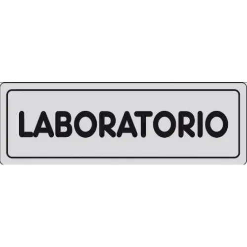 Premium etichetta adesiva cartello LABORATORIO targhetta segnaletica 150x50 mm