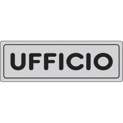 etichetta adesiva cartello UFFICIO targhetta segnaletica studio 150x50 mm Bestseller