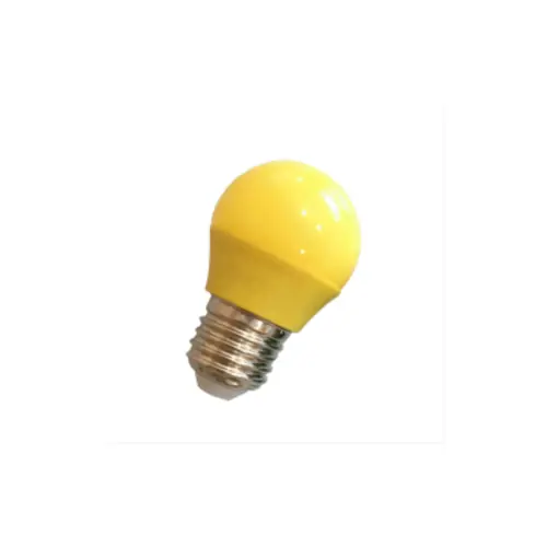 Veilige Betaling Extrastar lampada lampadina a led miniglobo 4W luce gialla E27 per decorazioni vetro giallo