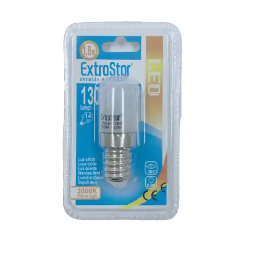 Express Levering Extrastar lampadina a led 1.8W luce calda 3000K attacco E14